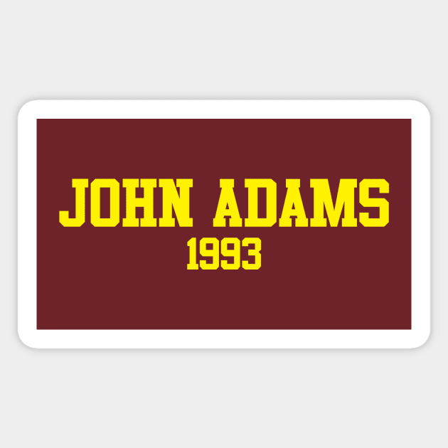 John Adams 1993 Sticker by GloopTrekker